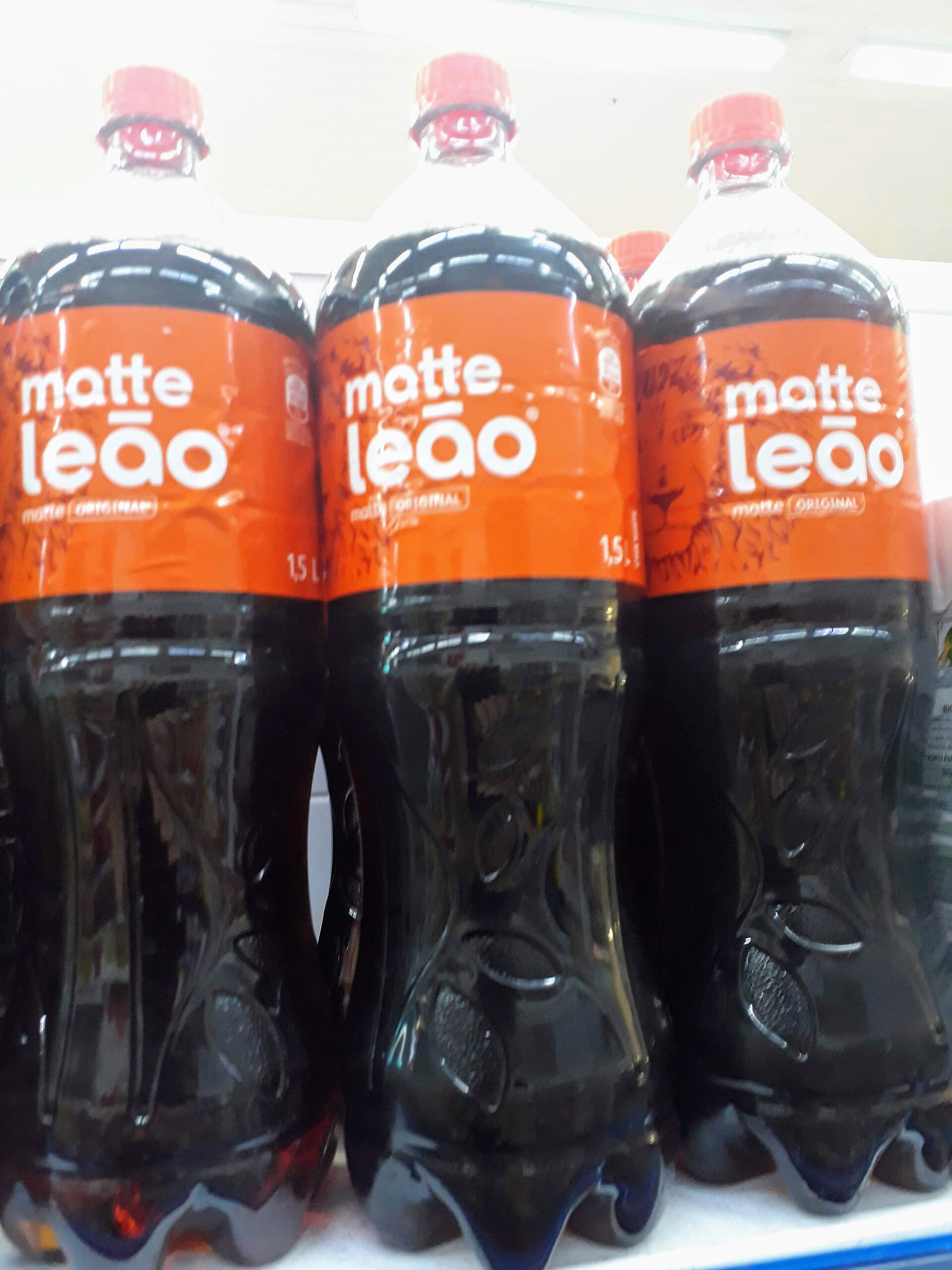 Imagem de referência relacionada a Matte Leão, item descrito como marca brasileira de chá