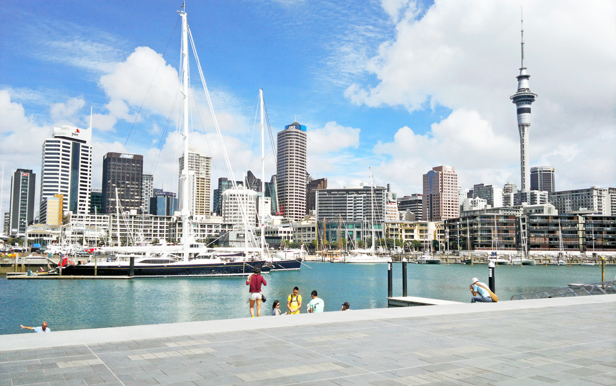 Imagem de referência relacionada a Auckland, item descrito como cidade na Nova Zelândia