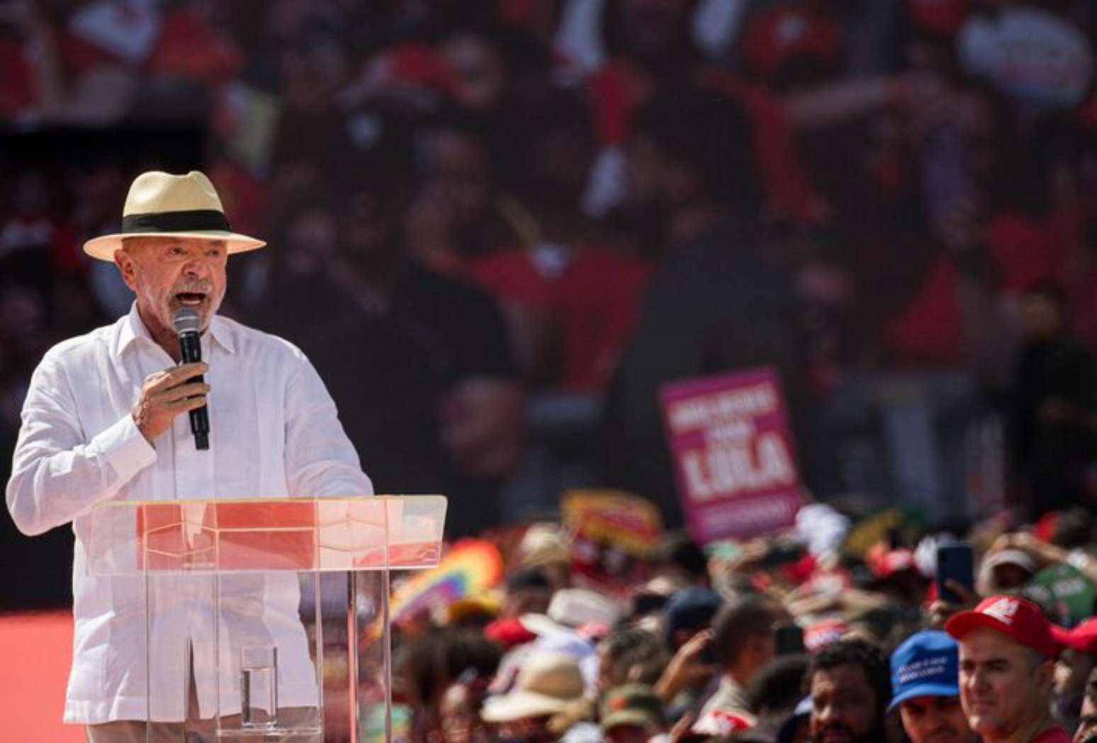 Lula é candidato a reeleição a presidente da República pelo PT