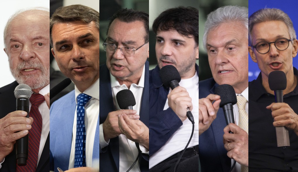 Quaest: veja para onde vão os votos de Cury, Renan, Caiado e Zema no segundo turno