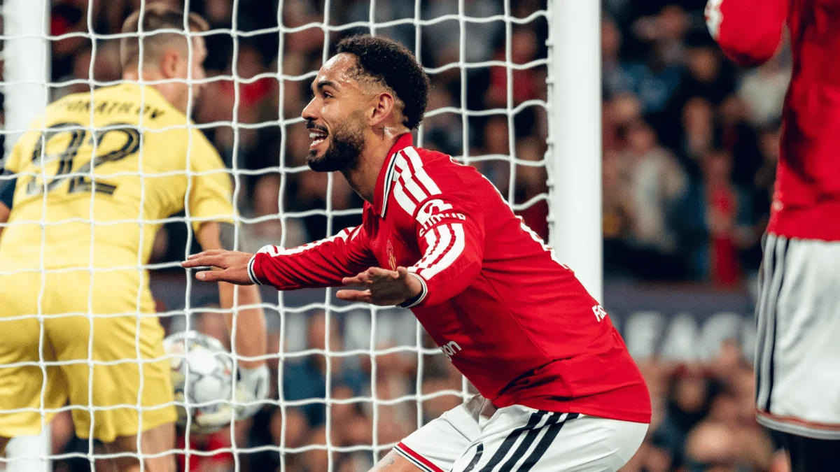 Com gol de Cunha, Manchester United goleia Sabah na Champions League